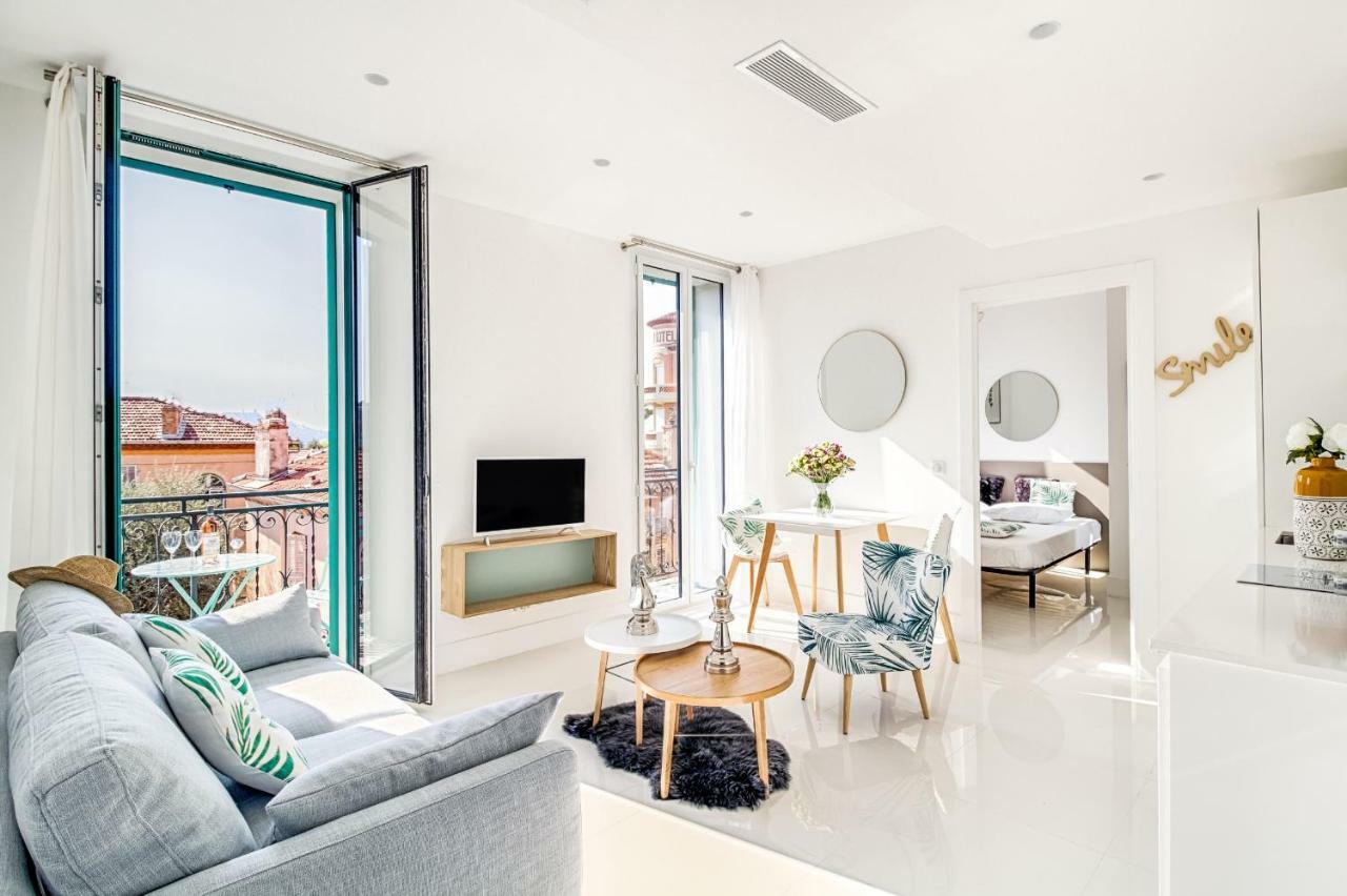 빌프랑슈쉬르메르 New ! Sea View Design + Balcony 203 아파트 외부 사진